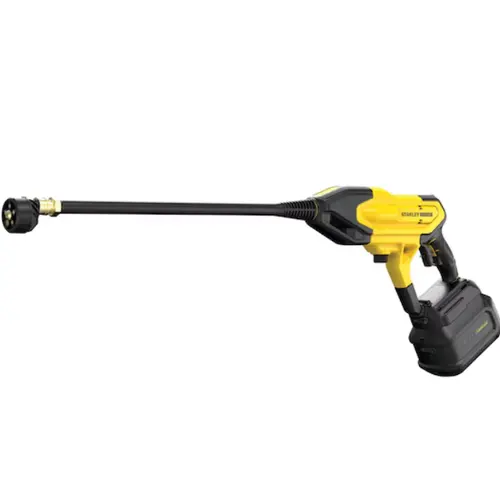 Pistol cu apa inalta presiune Stanley SFMCPC93M1-QW, 18V, 120L/h, 24 bar, 1x4.0Ah (Galben/Negru)
