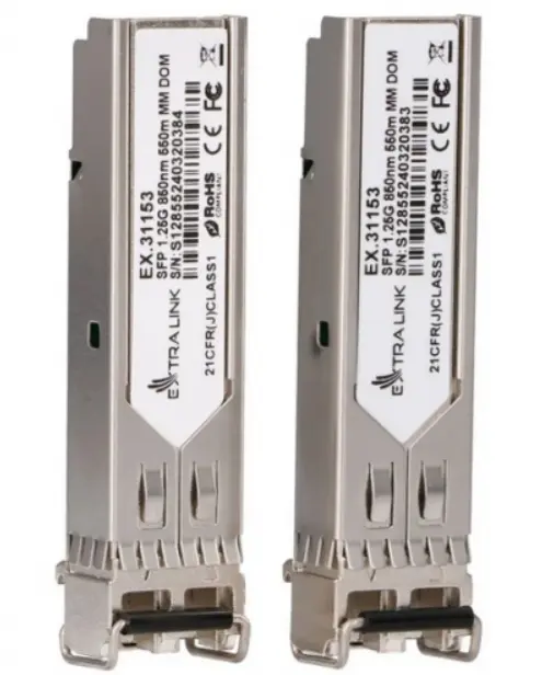 Transceiver Ubiquiti EXTRALINK SFP 1.25G 2-PACK, 850nm, Multi Mode, 0.55km, LC/UPC, 2 bucati