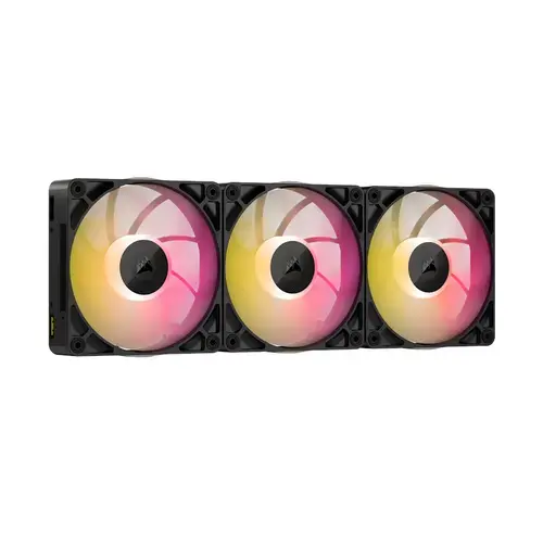 Ventilatoare CORSAIR iCUE LINK RX120 MAX 3x120mm RGB (Negru)