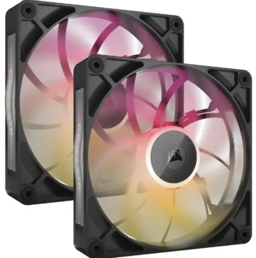 Ventilatoare CORSAIR iCUE LINK RX140 MAX 2x140mm (Negru)