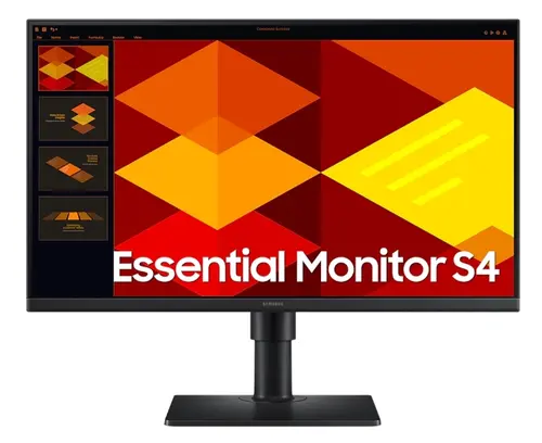 Monitor IPS LED Samsung 24inch LS24D400GAUXEN, Full HD (1920 x 1080), HDMI, DisplayPort, 100 Hz, 5 ms (Negru)