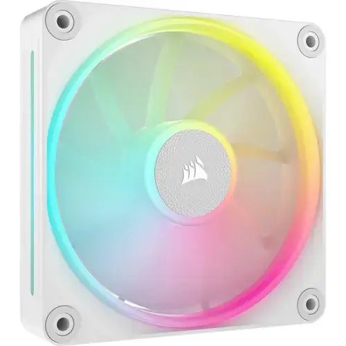 Ventilator CORSAIR iCUE LINK LX120, 120mm RGB (Alb)