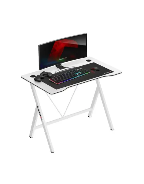Birou gaming Huzaro Hero 1.4, 100 x 50 x 75 (Alb)