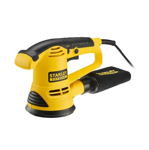 Slefuitor orbital Stanley FME440K-QS, 125mm, 480W, 4000-12000 vibratii/min (Galben/Negru)