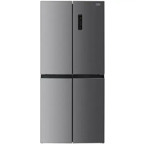 Side by Side Beko GNO46623XPN, Clasa D, Capacitate 466 l, No Frost, HarvestFresh, Display touch control, XXL Bottle holder, Compresor ProSmart Inverter, H 180 cm (Inox)