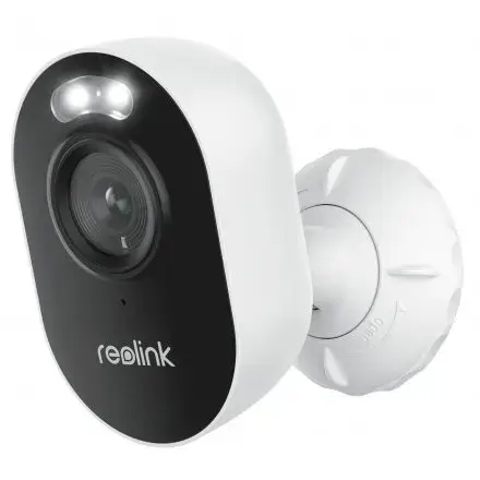 Camera supraveghere exterior wireless WiFi Reolink Lumus E430, 4 MP, 2.8 mm, IR 10 m, PIR, reflector, slot card, sirena, microfon (Alb)