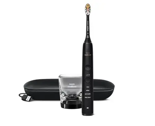 Periuta de dinti electrica Philips Sonicare Diamond Clean HX9911/17, 62000 miscari/min, Curatare 3D, 4 programe, 1 capat (Negru)