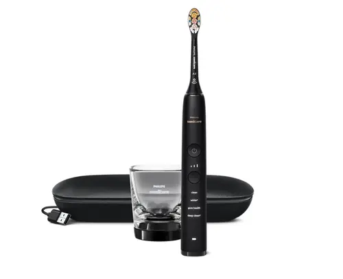 Periuta de dinti electrica Philips Sonicare Diamond Clean HX9911/17, 62000 miscari/min, Curatare 3D, 4 programe, 1 capat (Negru)