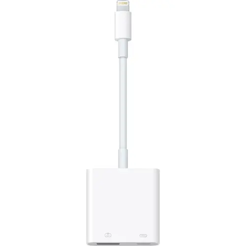 Adaptor camera Apple MX5J3ZM/A, Lightning la USB 3 (Alb)