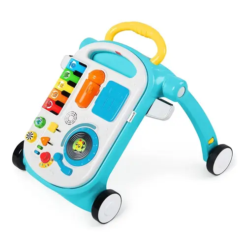 Centru de activitati 4 in 1 Bright Starts Baby Einstein Mix & Roll (Albastru)