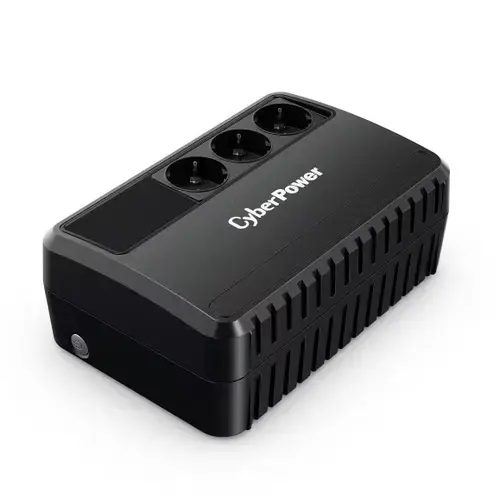 UPS CyberPower BU650EG, fara management,  650VA, 360W, AVR, 3 x priza Schuko (Negru)