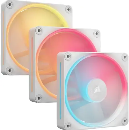 Ventilatoare CORSAIR iCUE LINK LX120-R  3x120mm RGB (Alb)