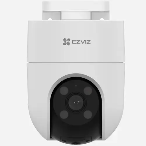 Camera de supraveghere exterior EZVIZ H8C, 2 MP, Smart IR, Wi-Fi (Alb)