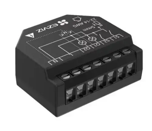 Releu inteligent Ezviz CS-T36, Wi-Fi 2.4GHz, 2 canale (Negru)