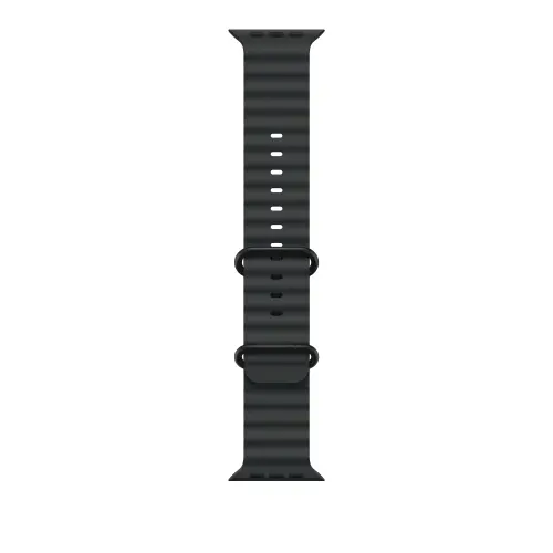 Curea Smartwatch Apple MYPD3ZM/A pentru Watch 49mm, Ocean Band, Black Titanium Finish (Negru)