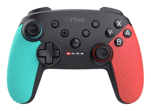 Controller Wireless Trust Muta Nintendo Switch, Bluetooth, 15 butoane (Albastru/Rosu)