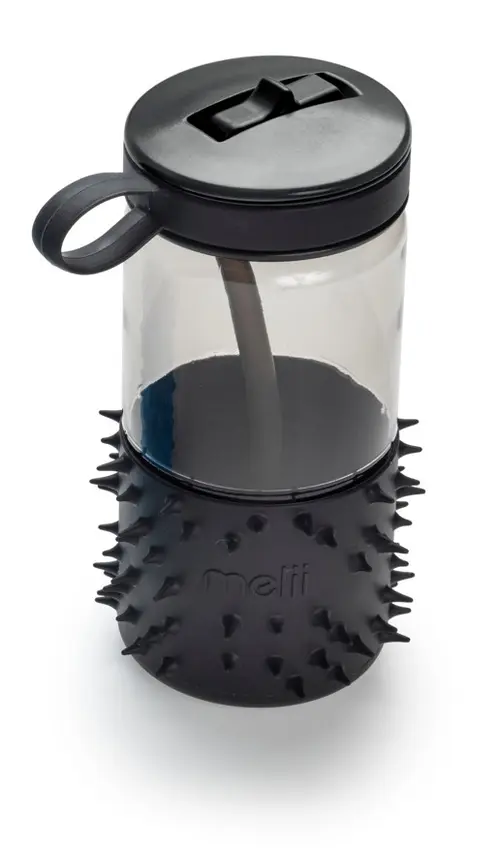 Sticla de apa Melii Spikey, 503 ml (Negru)