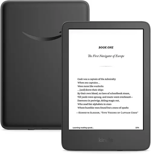 eBook Reader Amazon Kindle 11 2024, 16 GB, Display 6inch, Wi-Fi, Bluetooth, USB-C (Negru)