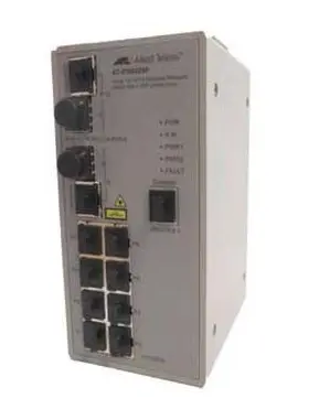 Switch Allied Telesis AT-IFS802SP/POE(W)-80, 8 porturi
