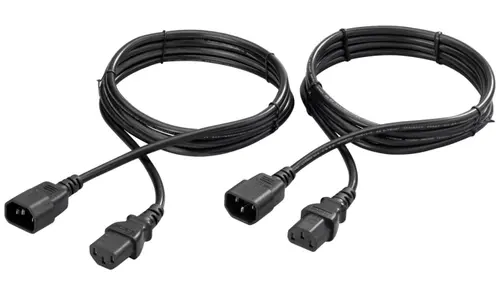 Cabluri alimentare Eaton CBLOUT10X2, C13 - C14, 10A, 1.8 m (Negru)