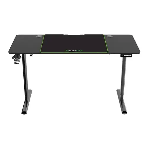 Birou Gaming Gamemax D140 Carbon, reglaj electric V2 (Negru)