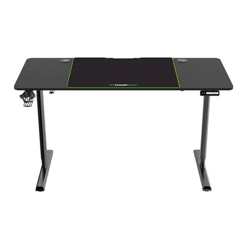 Birou Gaming Gamemax D140 Carbon, reglaj electric V2 (Negru)