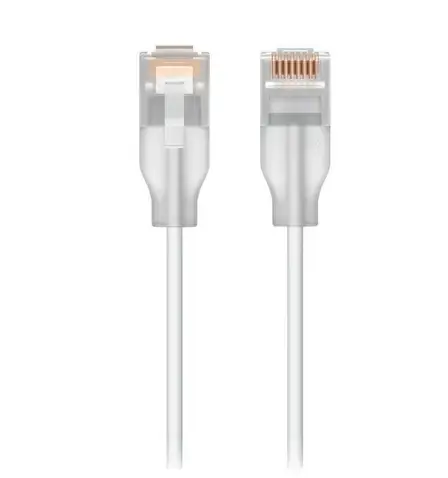 Patch Cord Ubiquiti UACC-Cable-Patch-EL-0.15M-W-24 , Cat6, 0.15m, 24 bucati (Alb)