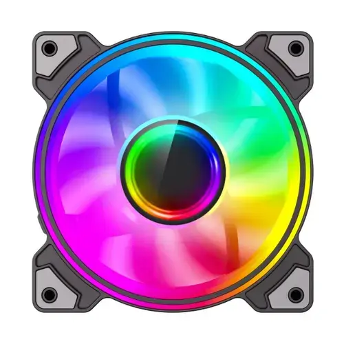 Ventilator Gamemax Dual-Ring Infinity, 1200rpm, 120mm (Negru)