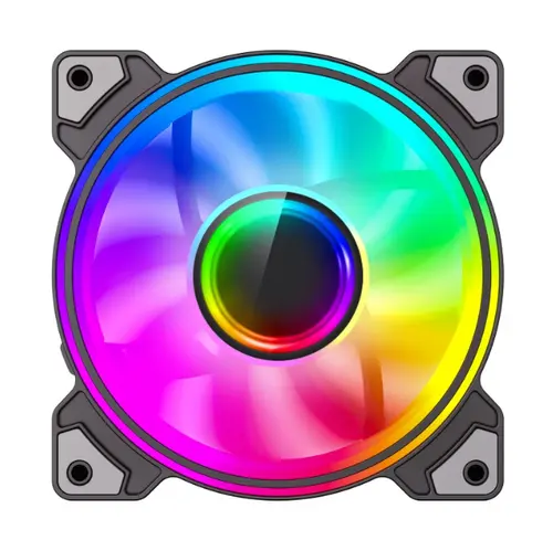 Ventilator Gamemax Dual-Ring Infinity, 1200rpm, 120mm (Negru)