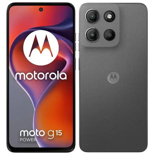 Telefon Mobil Motorola Moto G15 Power, Procesor Mediatek Helio G81 Extreme Octa Core, IPS LCD Capacitive touchscreen 6.72inch, 8GB RAM, 256GB Flash, Camera Duala 50+5MP, Wi-Fi, 4G, Dual Sim, Android (Gri)