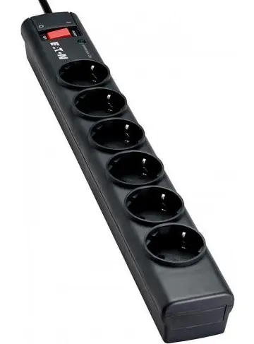 Prelungitor Eaton PS6D, 6 prize (Negru)
