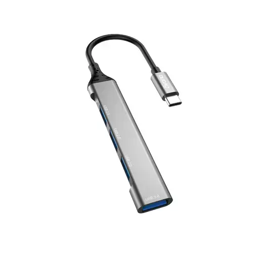 Hub USB Type-C Dudao A16T, 4 x USB-A (Gri)