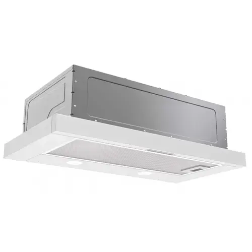 Hota incorporabila LDK HS-3WH, Putere de absortie 300 m3/h, 2 trepte de putere, 1 motor, Iluminare LED, Filtru aluminiu, 60 cm (Alb)