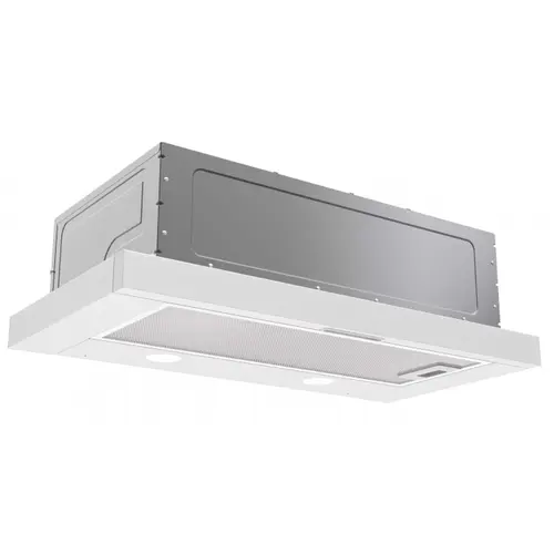 Hota incorporabila LDK HS-3WH, Putere de absortie 300 m3/h, 2 trepte de putere, 1 motor, Iluminare LED, Filtru aluminiu, 60 cm (Alb)