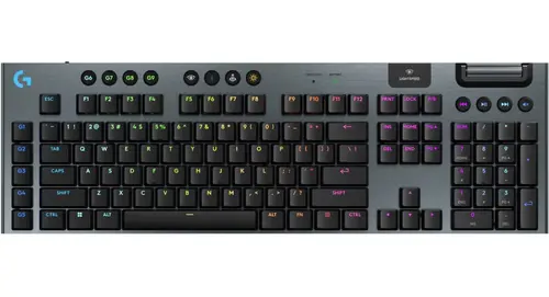 Tastatura Mecanica Gaming Logitech G915 X LIGHTSPEED, Clicky, Low-Profile, Wireless (Negru)