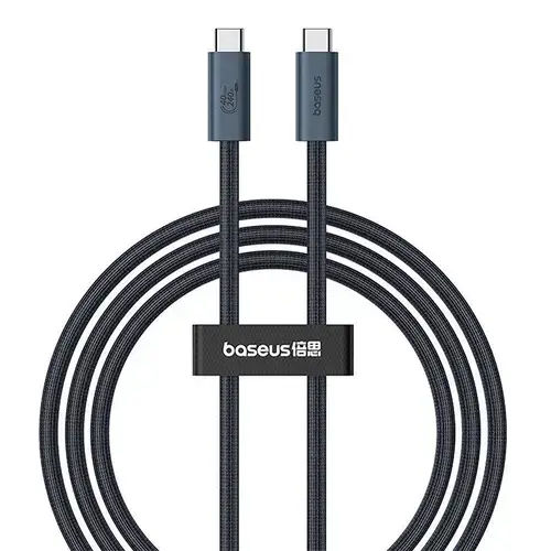 Cablu de date, Baseus P10311803111-00, 240 W, 1 m, Type C (Negru)
