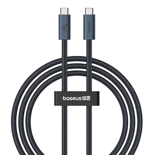 Cablu de date, Baseus P10311803111-00, 240 W, 1 m, Type C (Negru)