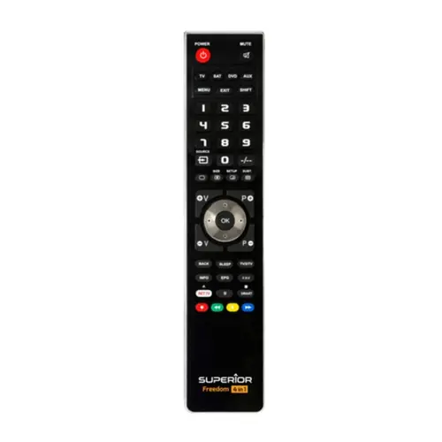 Telecomanda Universala 4 in 1 Superior Freedom, Programabila, port microUSB (Negru)