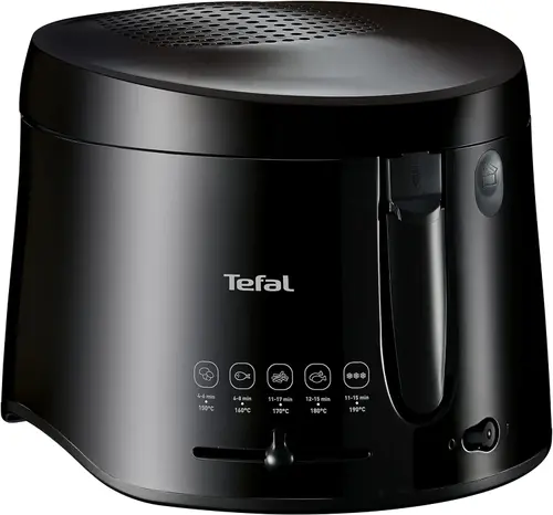 Friteuza Tefal Maxi Fry FF107810, 1.2kg, tehnologia Cool Wall, termostat ajustabil, maner pliabil, indicator luminos (Negru)
