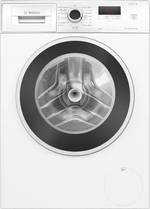 Masina de spalat rufe frontala BOSCH WGE03200BY, 8 kg, 1200rpm, Clasa A (Alb)
