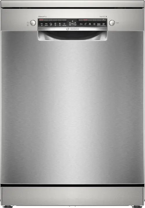 Masina de spalat vase independenta BOSCH SMS4EVI08E, 14 seturi, 6 programe, Clasa B, HomeConnect, WiFi, EcoSilence Drive (Inox anti-amprenta)