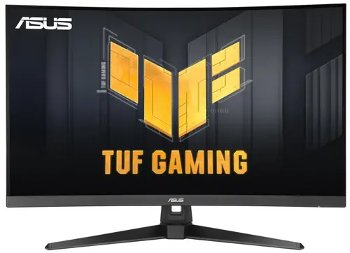 Monitor Gaming Fast VA LED ASUS 31.5inch VG32WQ3B, QHD (2560 x 1440), HDMI, DisplayPort, Ecran curbat, Boxe, 180 Hz, 0.5 ms (Negru)