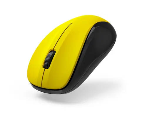 Mouse Wireless HAMA MW-300 V2, Wireless, USB, 1200 dpi (Galben/Negru)