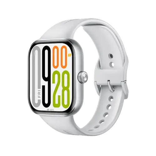Smartwatch Xiaomi Redmi Watch 5, Ecran LCD 2.07inch, Bluetooth, Android/iOS, Autonomie 18 zile, Rezistenta la apa 5 ATM (Argintiu/Gri)