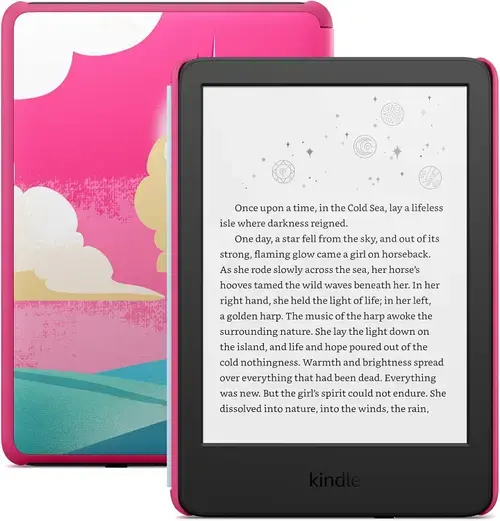 eBook Reader Amazon Kindle Kids 11 2024, Ecran E-paper 300ppi 6inch, 16GB Flash, Wi-Fi, Bluetooth (Roz)