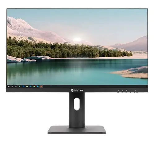 Monitor IPS LED AG Neovo 27inch LH-2703, Full HD (1920 x 1080), VGA, HDMI, DisplayPort, Pivot, Boxe, 5 ms (Negru)