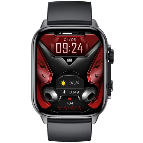 Smartwatch XO Design J9, Ecran IPS 1.95inch, Monitorizare sport, Notificari, NFC, Meniuri apel, IP68 (Negru)