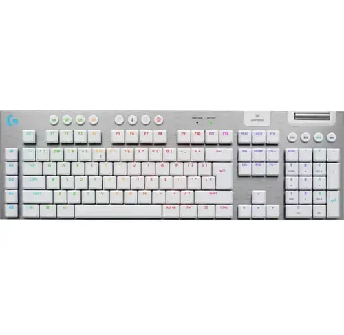 Tastatura Mecanica Gaming Logitech G915 X LIGHTSPEED, Tactile, Wireless (Gri/Alb)