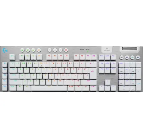 Tastatura Mecanica Gaming Logitech G915 X LIGHTSPEED, Tactile, Wireless (Gri/Alb)