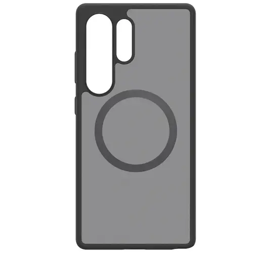 Husa Protectie Spate Samsung Clear Magnet Case GP-FPS938PGBJW, pentru Galaxy S25 Ultra (Negru)